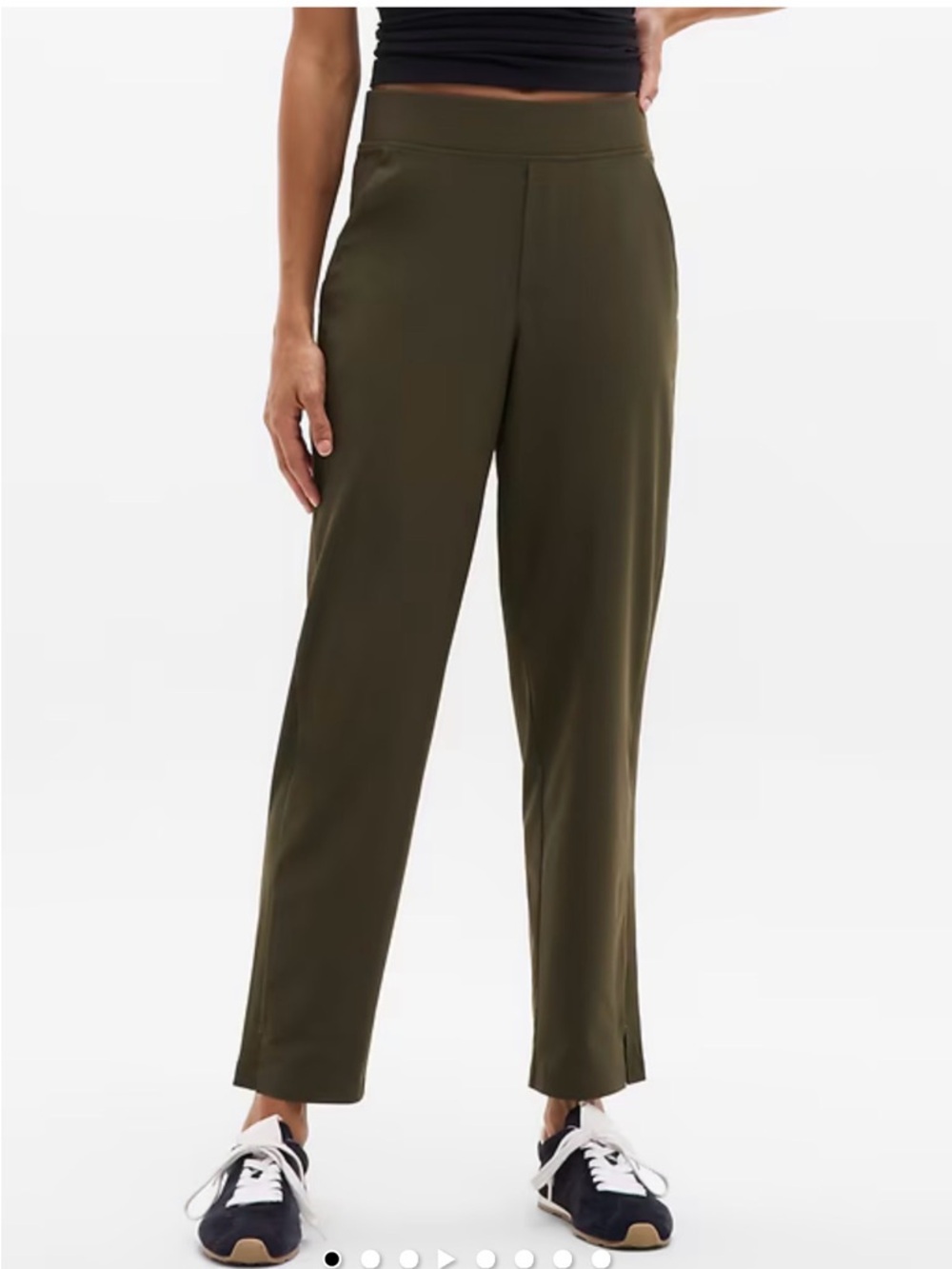 Athleta Brooklyn Olive Women's Ankle Pants
